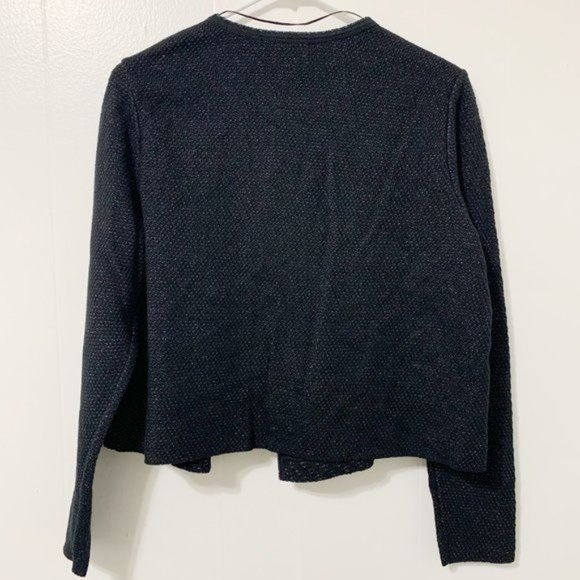 NEW Charter Club Petite Metallic Cropped Jacket - Size Large (Petite) - Picture 4 of 4